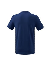 Erima Leisure T-shirt Essential Team - soft cotton blend, classic cut - navy blue/grey Men